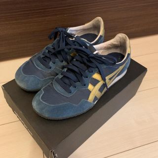 オニツカタイガー(Onitsuka Tiger)のオニツカタイガー　青　スニーカー　セラーノ(スニーカー)