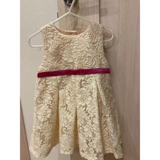 ZSEN様専用　Bijoux&Bee  レースワンピース　80-90㎝(ワンピース)