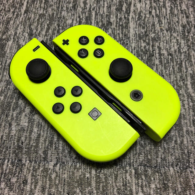 エンタメ/ホビーNintendo Switch Joy-Con ネオンイエロー　動作確認済み