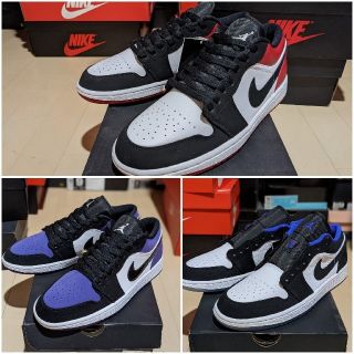 ナイキ(NIKE)の深夜限定 AIR JORDAN 1 LOW 3足SET(スニーカー)