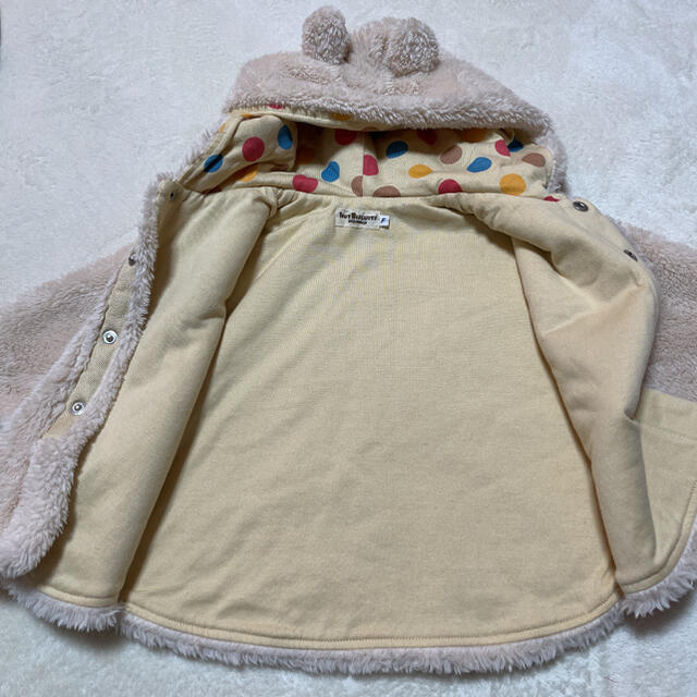 mikihouse(ミキハウス)のミキハウス　ポンチョ キッズ/ベビー/マタニティのベビー服(~85cm)(ジャケット/コート)の商品写真