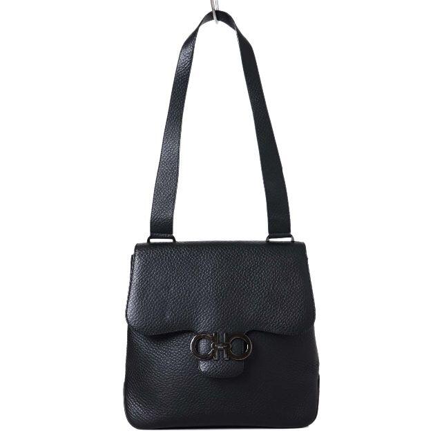 Salvatore Ferragamo - マルコ⭐︎サルヴァトーレ フェラガモ ダブルガンチーニ レザー ショルダー