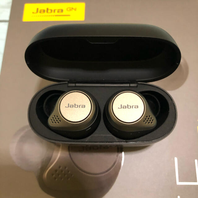 BOSE(ボーズ)のjabra elite 75t ブラック　ワイヤレスイヤホン スマホ/家電/カメラのオーディオ機器(ヘッドフォン/イヤフォン)の商品写真