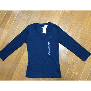 トミーヒルフィガー(TOMMY HILFIGER)の【新品】TOMMT HILFIGER 7分丈 カットソー(Tシャツ(長袖/七分))