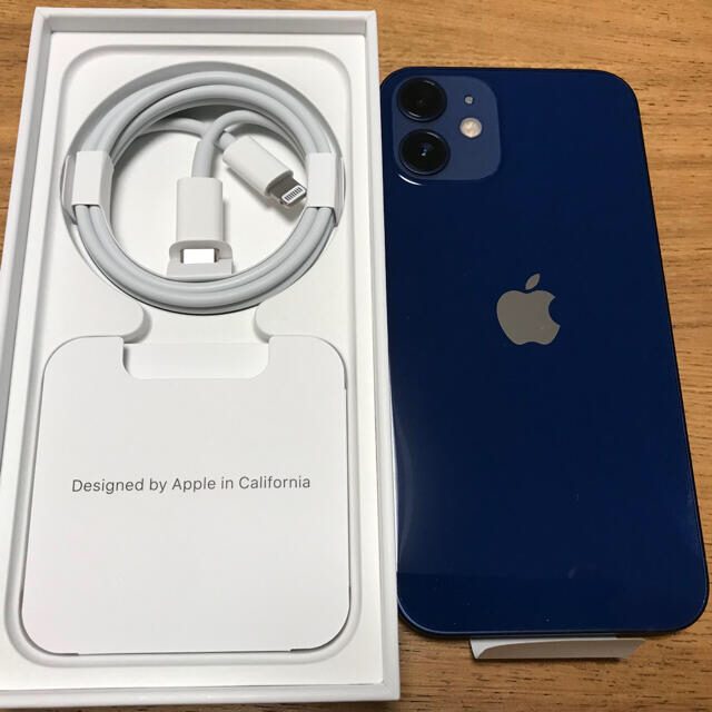新品未使用品】SIMロック解除済iPhone 12mini 64G ブルー