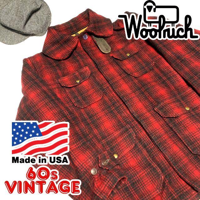 60s USA製 ウールリッチ ハンティングジャケット XL WOOLRICH 最新のデザイン 49.0%割引 