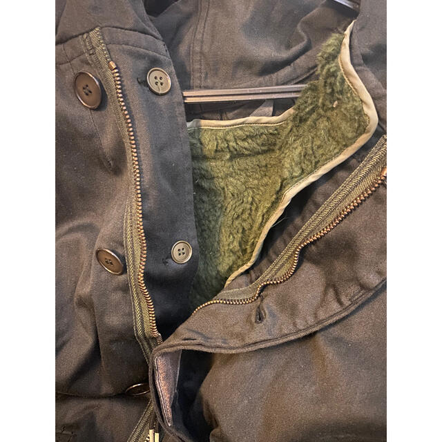 Yohji Yamamoto(ヨウジヤマモト)のフランス軍 M-64フィールドパーカー黒　モッズコート メンズのジャケット/アウター(モッズコート)の商品写真