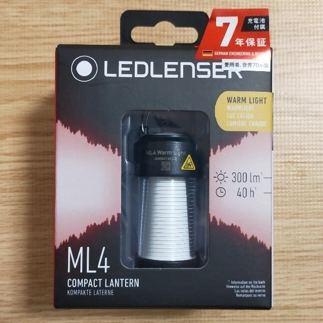 新品 レッドレンザー ML4 warm light 暖色 防水