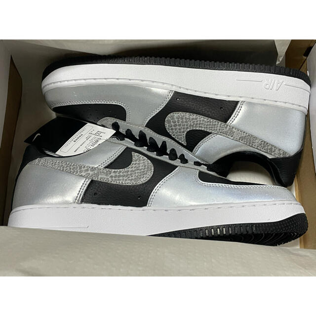 NIKE AIR FORCE 1 SILVER SNAKE 黒蛇 27.5cm