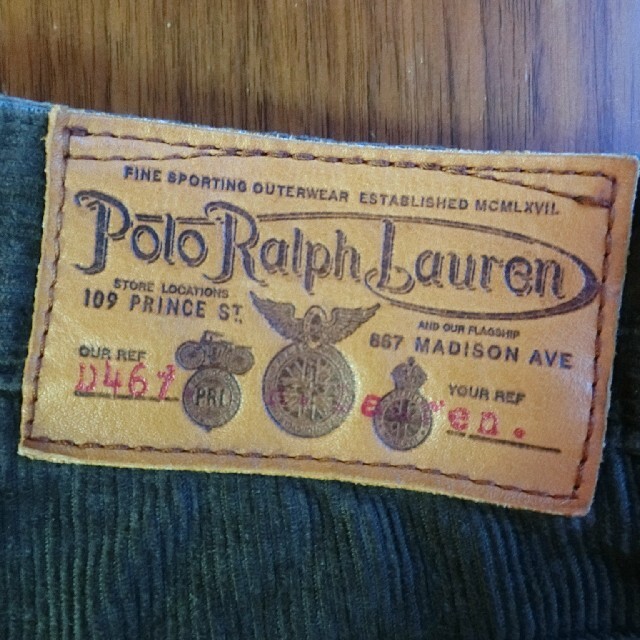 POLO RALPH LAUREN(ポロラルフローレン)の冬物商品　最終価格　ポロラルフローレン　コーデュロイパンツ メンズのパンツ(その他)の商品写真