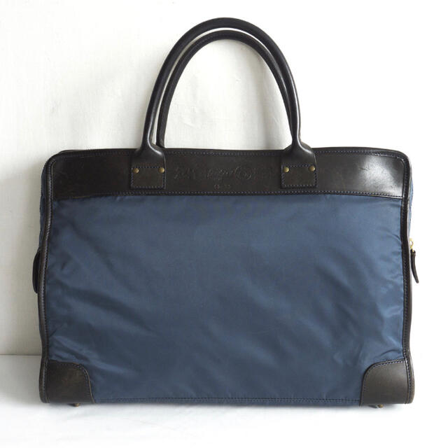 Felisi(フェリージ)のFELISI 12/39 ナイロン×レザー ダークブルー ビジネス バッグ メンズのバッグ(ビジネスバッグ)の商品写真