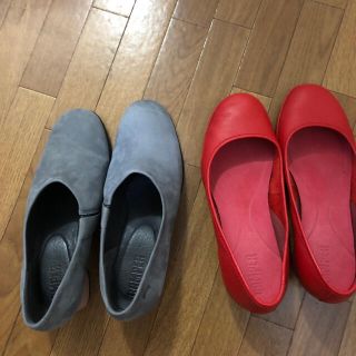 カンペール(CAMPER)のcamper.２点。美品！(ローファー/革靴)