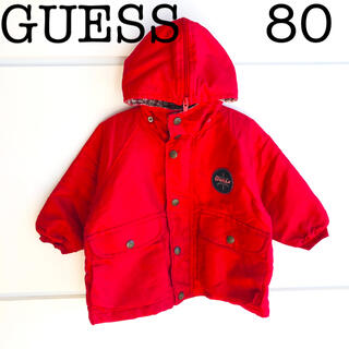 ゲス(GUESS)の【BABY GUESS】Made in USA スキーウェア　ジャンパー　赤(ジャケット/コート)
