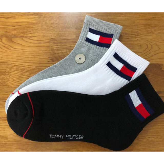 TOMMY HILFIGER(トミーヒルフィガー)の新品トミーヒルフィガーTOMMY HILFIGERメンズソックス3足セット2 メンズのレッグウェア(ソックス)の商品写真