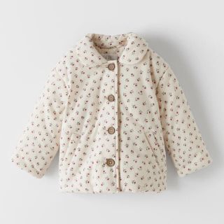 ザラキッズ(ZARA KIDS)の新品未使用✳︎zara kidsフラワー柄ジャケット　3-4y 104cm(ジャケット/上着)