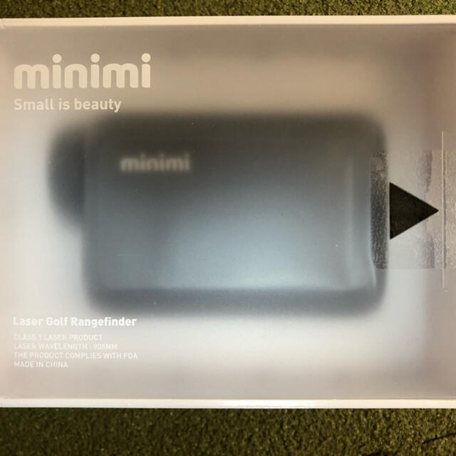 ゴルフゾン キャディトークMINIMI ゴルフ用レーザー距離計 ブラック-