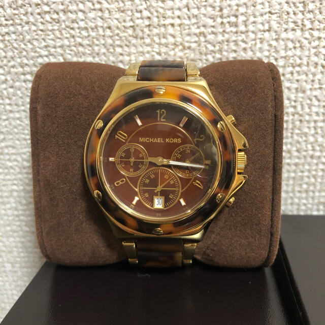 ホワイトブラウン MICHAEL KORS (マイケルコース)腕時計べっ甲 - 通販