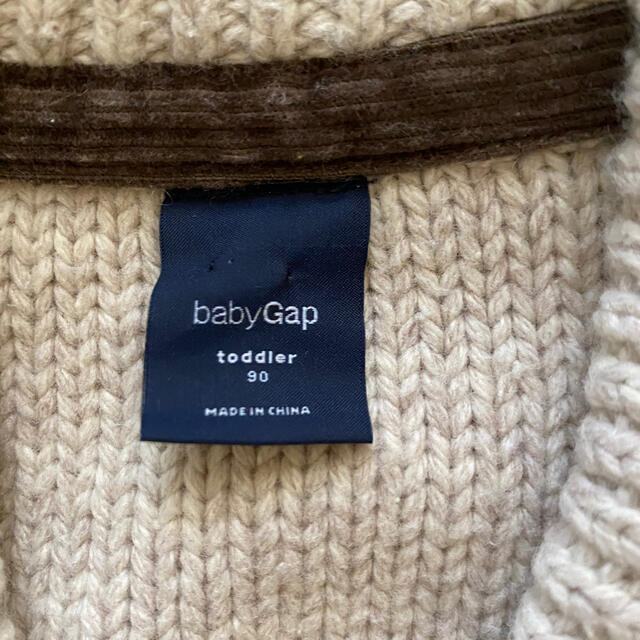 babyGAP(ベビーギャップ)のbabyGap ニットジャケット キッズ/ベビー/マタニティのキッズ服男の子用(90cm~)(カーディガン)の商品写真