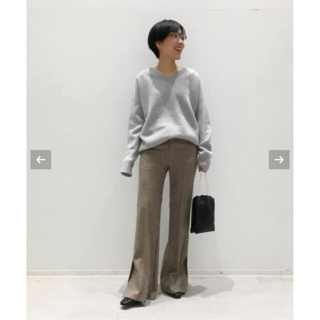 L'Appartement DEUXIEME CLASSE(アパルトモンドゥーズィエムクラス)のL'Appartement Middle gauge V/N KNIT レディースのトップス(ニット/セーター)の商品写真