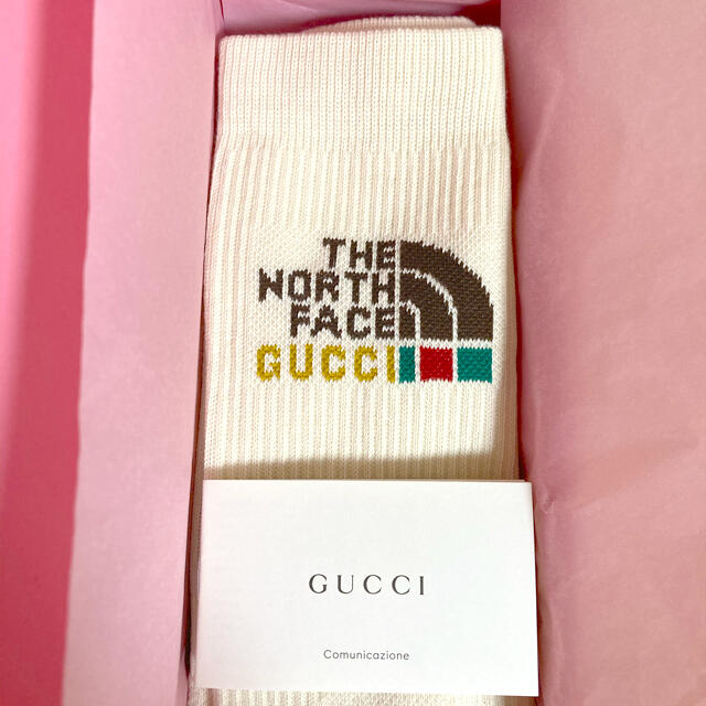 Gucci(グッチ)のTHE NORTH FACE × GUCCI ノースフェイス グッチ ソックス メンズのレッグウェア(ソックス)の商品写真