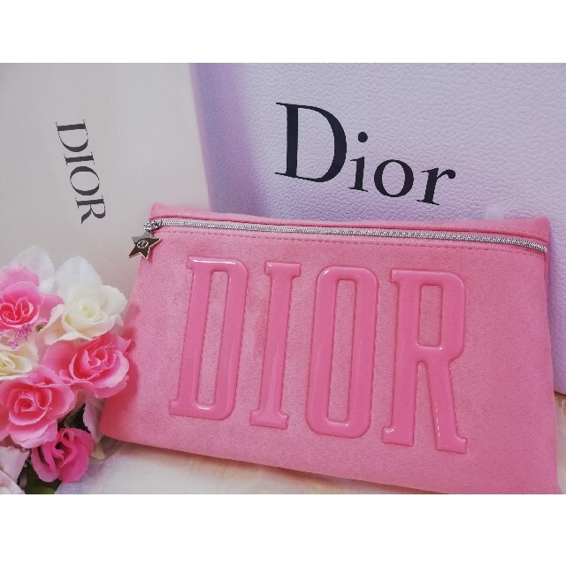 Dior(ディオール)の【非売品】DIOR🌸スプリング🌸ピンクポ―チ🌸【新品】DIOR🌸2021 レディースのファッション小物(ポーチ)の商品写真