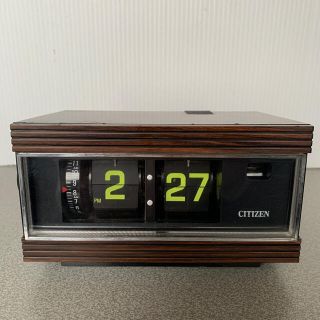 シチズン(CITIZEN)の時計　シチズン　昭和　パタパタ時計　アラーム付き(置時計)