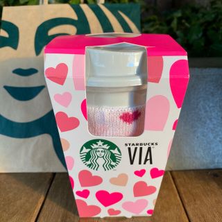 スターバックスコーヒー(Starbucks Coffee)のスターバックス VIA スリーブ付きリユーザブルカップセット バレンタイン限定(容器)