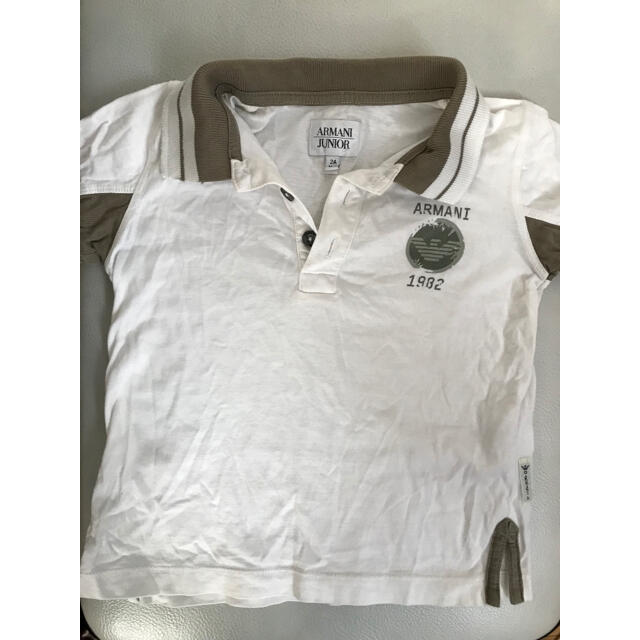 ARMANI JUNIOR(アルマーニ ジュニア)のアルマーニ ジュニア ポロシャツ キッズ/ベビー/マタニティのキッズ服男の子用(90cm~)(Tシャツ/カットソー)の商品写真