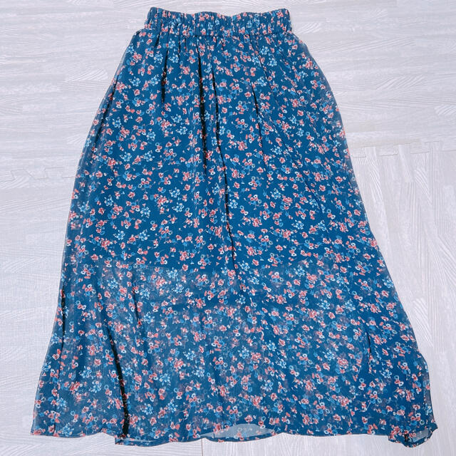 Kastane(カスタネ)のカスタネ 花柄 ロングスカート レディースのスカート(ロングスカート)の商品写真