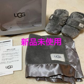 アグ(UGG)の新品未使用 UGG ブーツ キッズ ベビー ブランケット 赤ちゃん 12-18m(ブーツ)