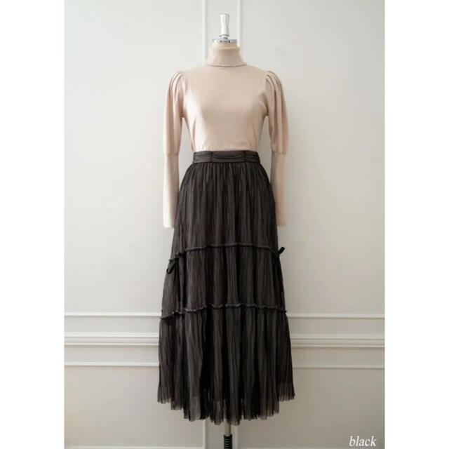Herlipto / Double Bow Tiered Tulle Skirt