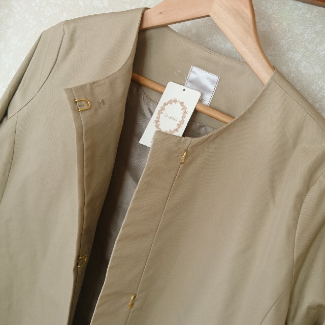 Techichi(テチチ)のノーカラーコート レディースのジャケット/アウター(スプリングコート)の商品写真