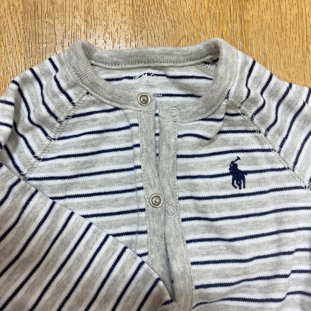 POLO RALPH LAUREN(ポロラルフローレン)の【美品】ラルフローレン　足つきロンパース70センチ キッズ/ベビー/マタニティのベビー服(~85cm)(ロンパース)の商品写真