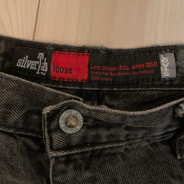 Levi's(リーバイス)の90s リーバイス シルバータブ ルーズ　ブラック メンズのパンツ(デニム/ジーンズ)の商品写真