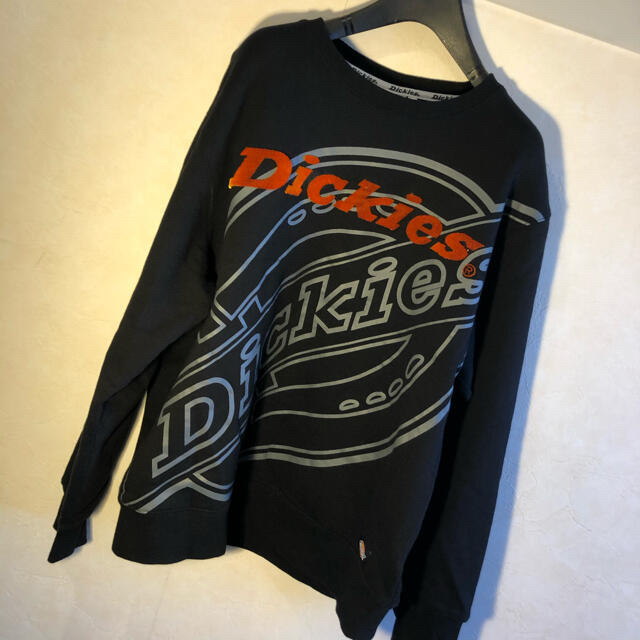 Dickies(ディッキーズ)のCVC裏起毛刺繍入りBig Dickiesロゴプリントトレーナー メンズのトップス(スウェット)の商品写真