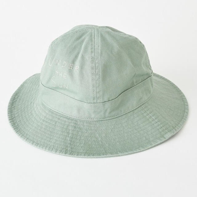 FREAK'S STORE(フリークスストア)の新品タグ付き帽子 コットンハット UNDER THE SUN刺繍バゲットHAT キッズ/ベビー/マタニティのこども用ファッション小物(帽子)の商品写真