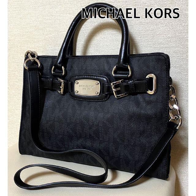 MICHAEL KORS - MICHAEL KORS ☆ 2WAY レザー ロゴグラム バッグ