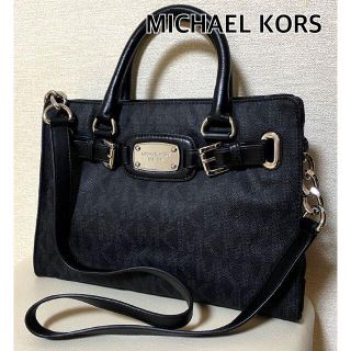 マイケルコース(Michael Kors)のMICHAEL KORS ☆ 2WAY レザー ロゴグラム バッグ(ハンドバッグ)