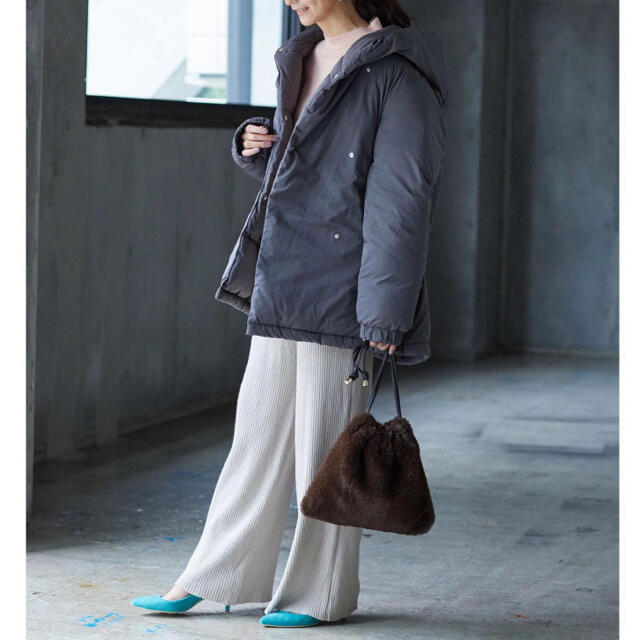CRAFT STANDARD BOUTIQUE フード付き 中綿ロングコートの通販 by