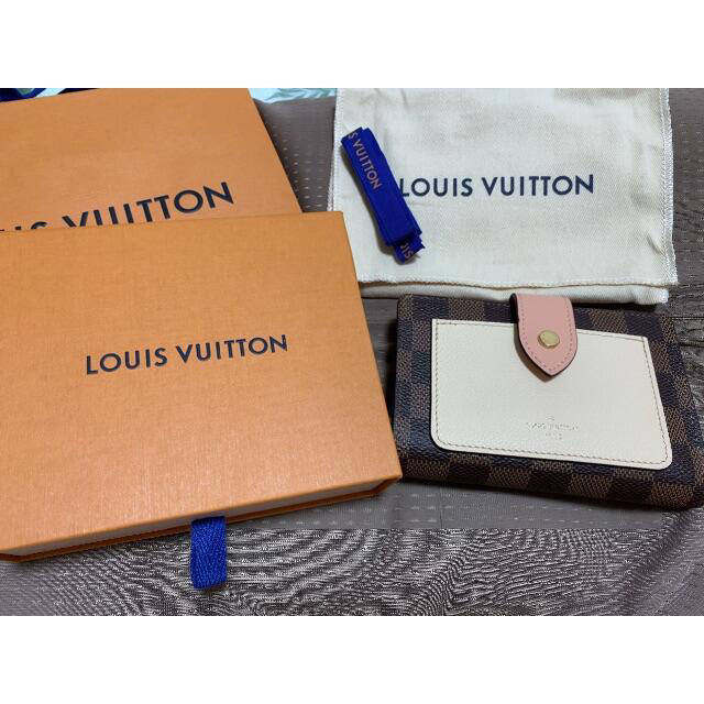 LOUIS VUITTON(ルイヴィトン)のきらちょ様用 ルイヴィトン ポルトフォイユジュリエット ダミエ 財布 レディースのファッション小物(財布)の商品写真