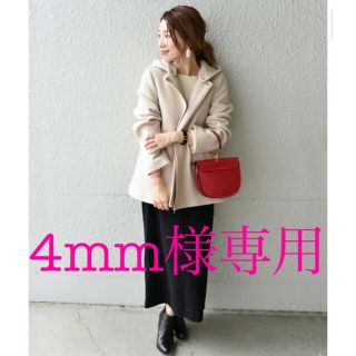 カージュ(Khaju)の◆購入不可　4mm様専用◆ SHIPS khaju フードミディ2WAYコート(ノーカラージャケット)