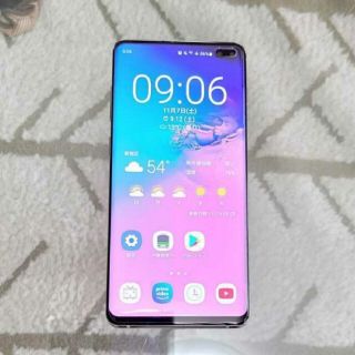 サムスン(SAMSUNG)の【ジャンク】Galaxy S10+ プリズムブルー (スマートフォン本体)