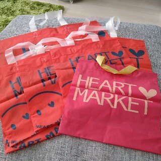ハートマーケット(Heart Market)のハートマーケット　大中小　ショッパー　6枚セット(ショップ袋)