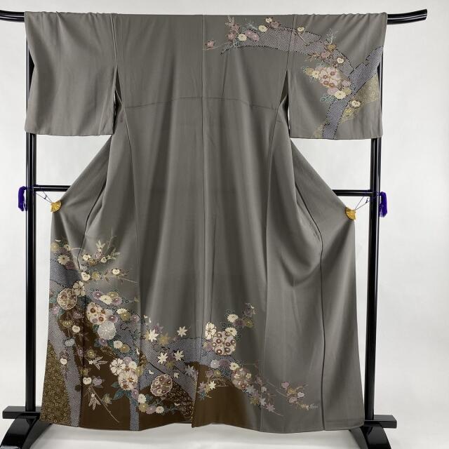 訪問着 美品 秀品 身丈160.5cm 裄丈69cm 正絹 - 着物