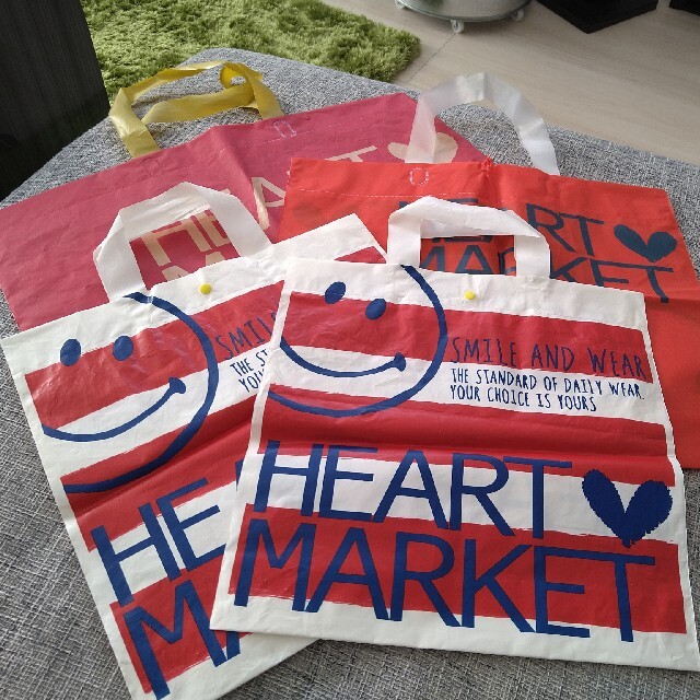 Heart Market(ハートマーケット)のハートマーケット　難あり　ショッパー　4枚セット レディースのバッグ(ショップ袋)の商品写真