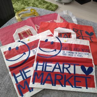 ハートマーケット(Heart Market)のハートマーケット　難あり　ショッパー　4枚セット(ショップ袋)