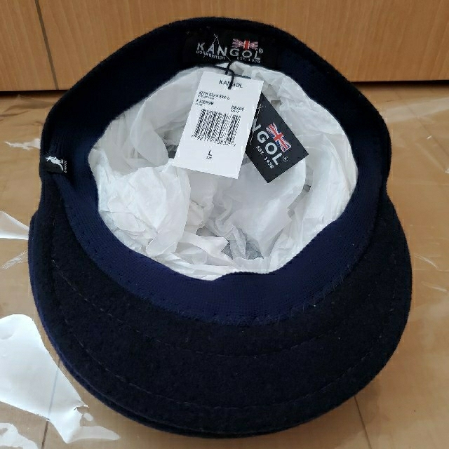 KANGOL(カンゴール)の新品！KITH × KANGOL ウール ハンチング ネイビー Lサイズ メンズの帽子(ハンチング/ベレー帽)の商品写真