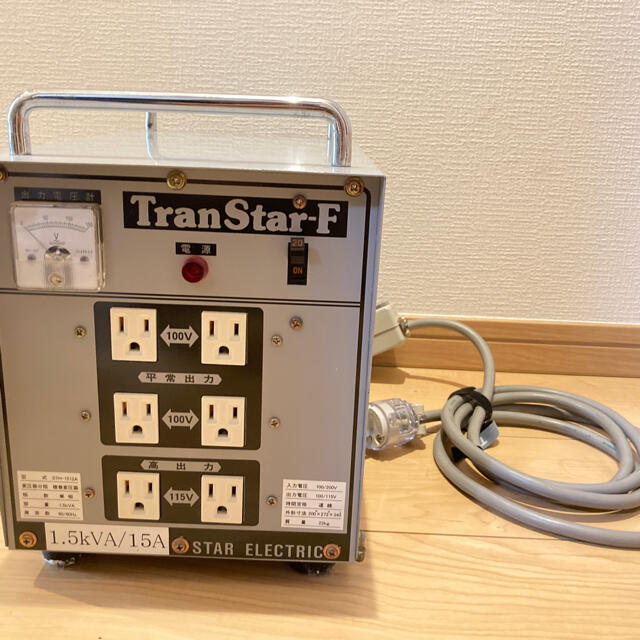 TranStar-F 5KVAアイソレーション&降圧 トランス スマホ/家電/カメラの生活家電(変圧器/アダプター)の商品写真