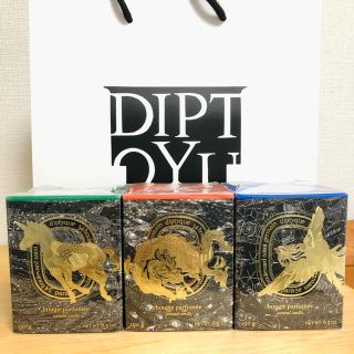 ディプティック(diptyque)の★最終★  Diptyque ディプティック  3個まとめて　限定キャンドル(キャンドル)