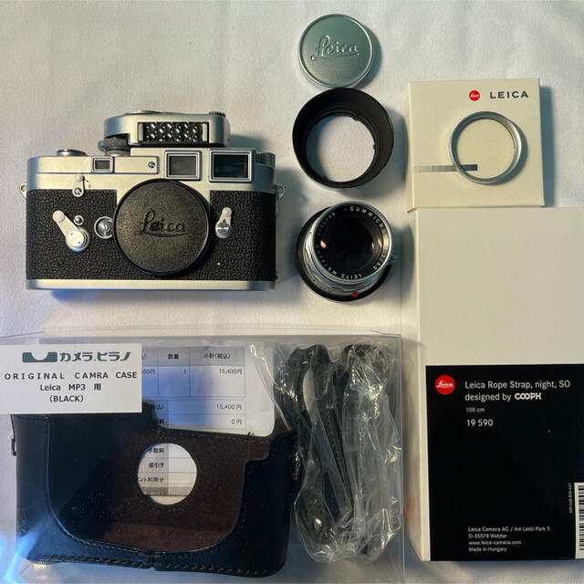 超美品、Leica M3&Summicron(元:562,000円)